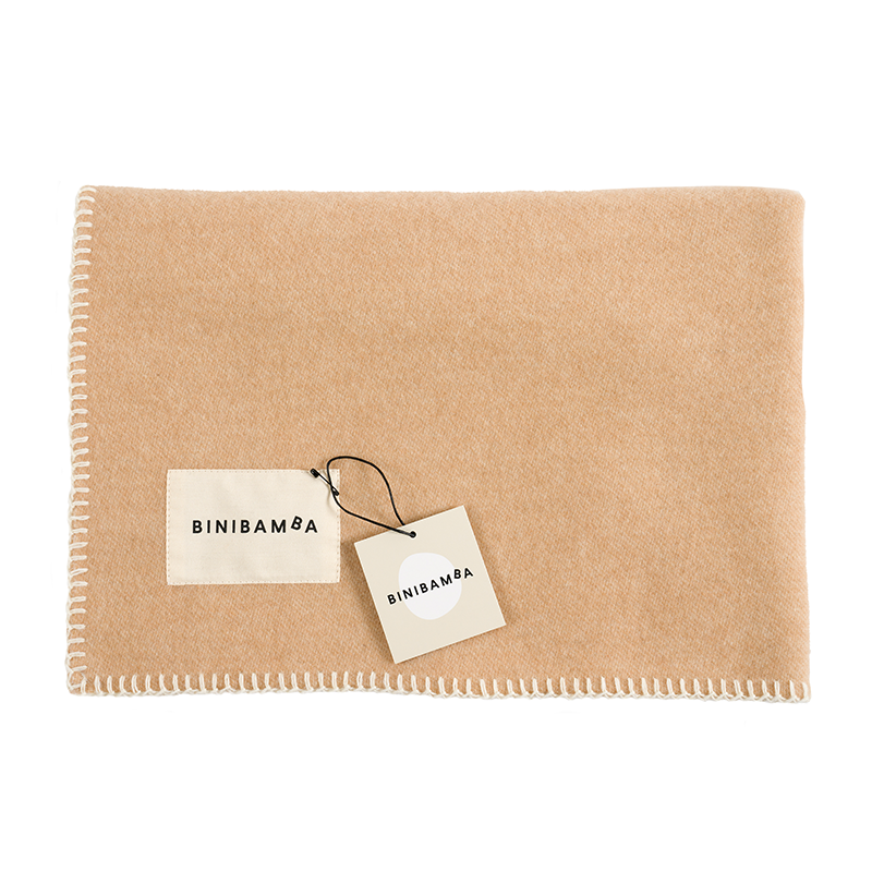 BINIBAMBA Merinowolldecke Two Tone