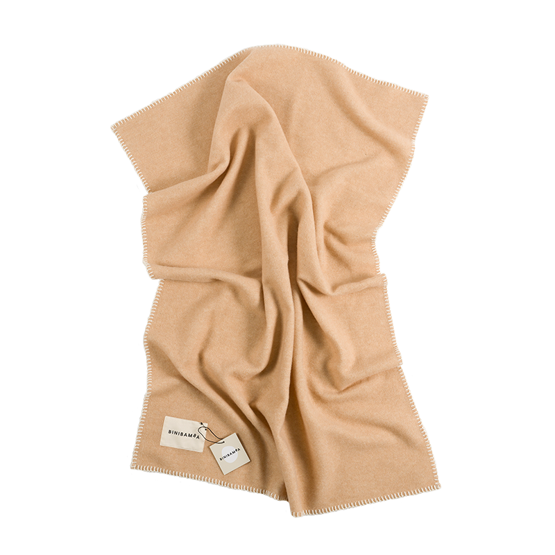 BINIBAMBA Merinowolldecke Two Tone
