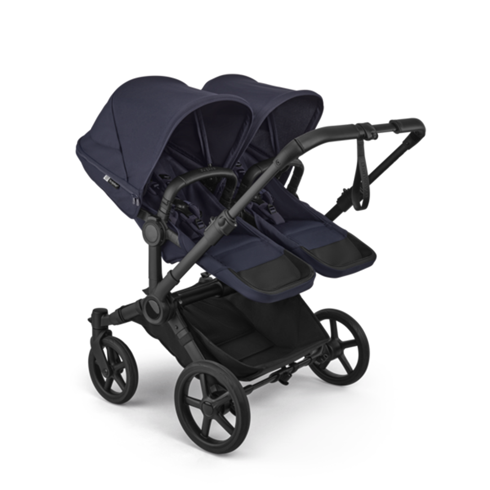 Bugaboo  Donkey 6 Zwillingskinderwagen Twin Essentials Bundle Deep Indigo