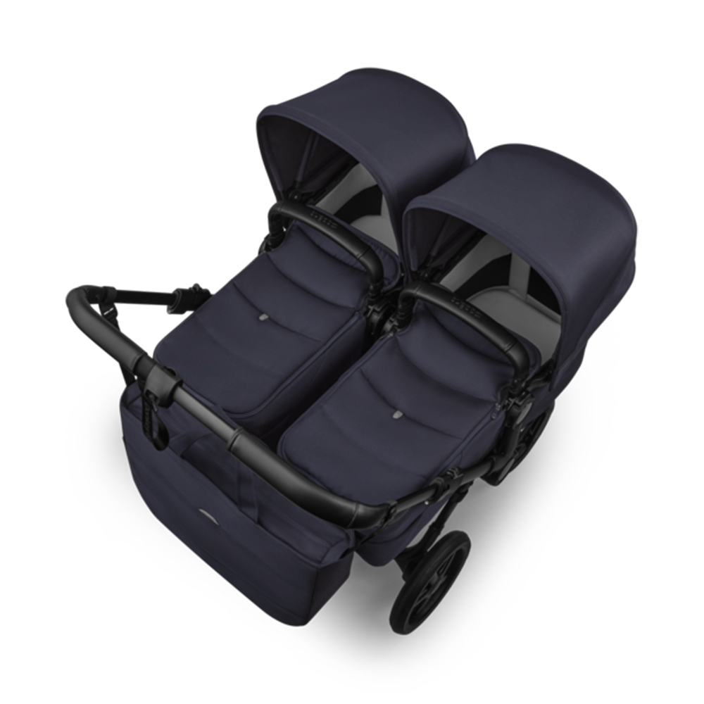 Bugaboo  Donkey 6 Zwillingskinderwagen Twin Essentials Bundle Deep Indigo