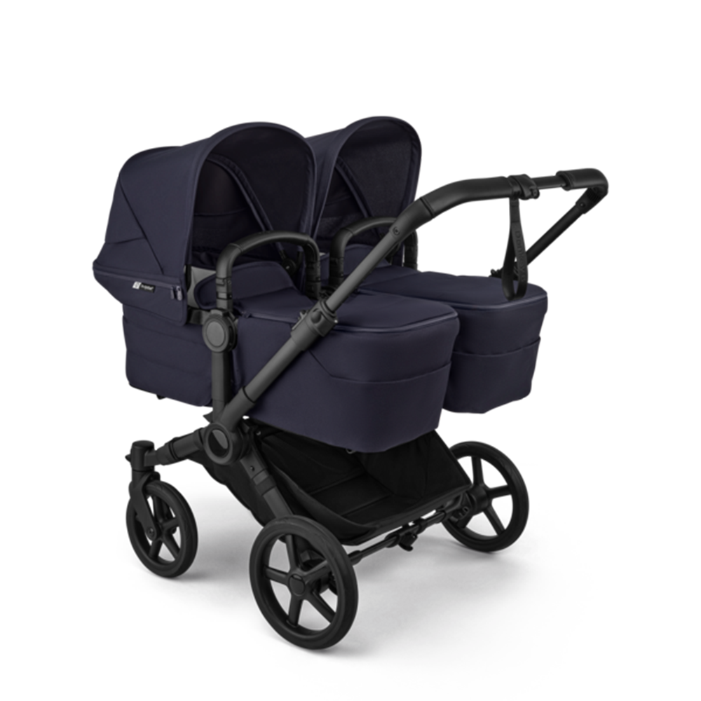 Bugaboo  Donkey 6 Zwillingskinderwagen Twin Essentials Bundle Deep Indigo