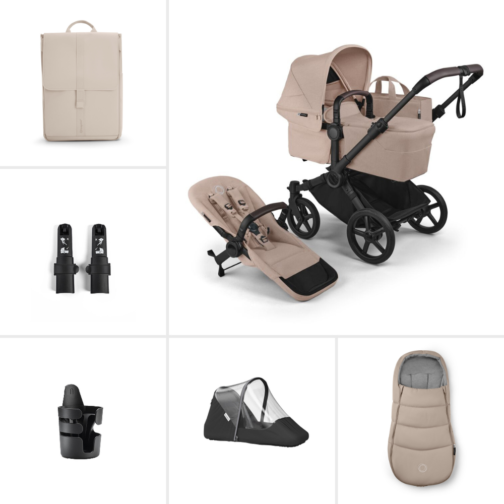 Bugaboo  Donkey 6 Single Essential Kinderwagen Bundle Desert Taupe