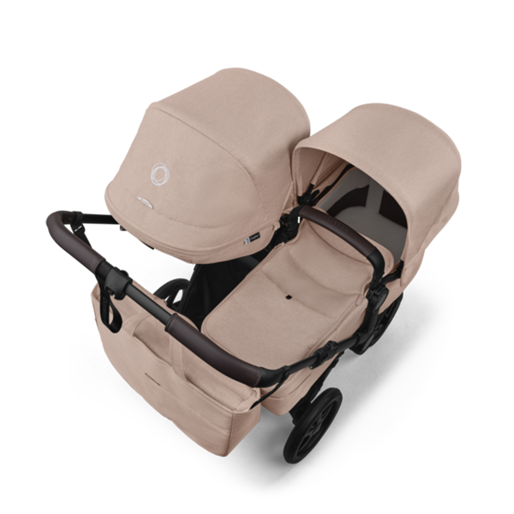 Bugaboo  Donkey 6 Double Essential Kinderwagen Bundle Desert Taupe