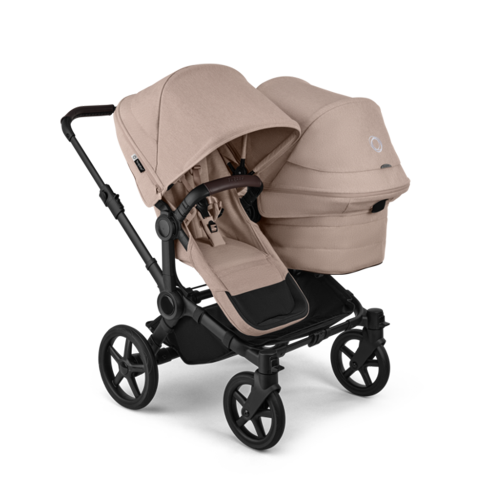 Bugaboo  Donkey 6 Double Essential Kinderwagen Bundle Desert Taupe