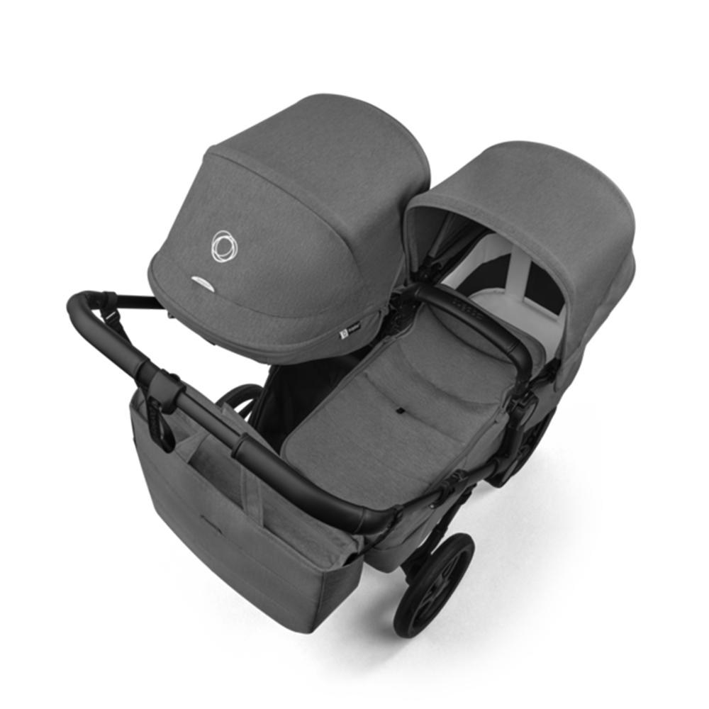 Bugaboo  Donkey 6 Double Essential Kinderwagen Bundle Moon Grey