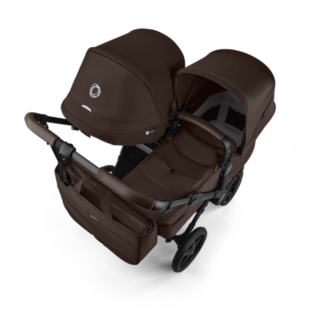 Bugaboo  Donkey 6 Double Essential Kinderwagen Bundle Cocoa Brown