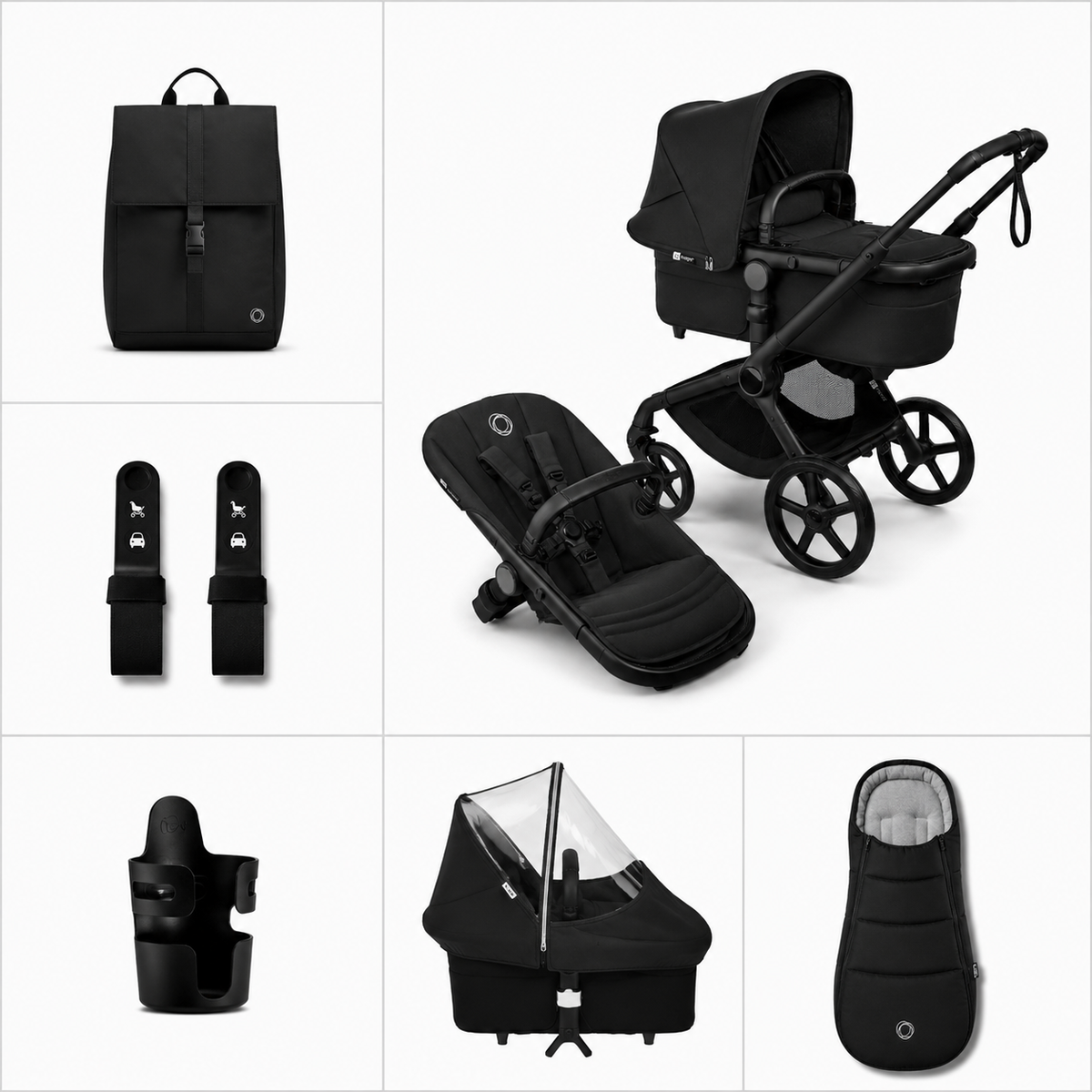 Bugaboo  Fox 5 Renew Essentials Bundle  Heritage Black /Gestell Black