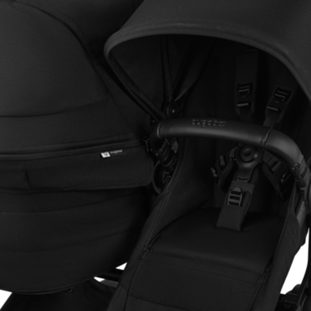 Bugaboo  Donkey 6 Double Essential Kinderwagen Bundle Heritage Black