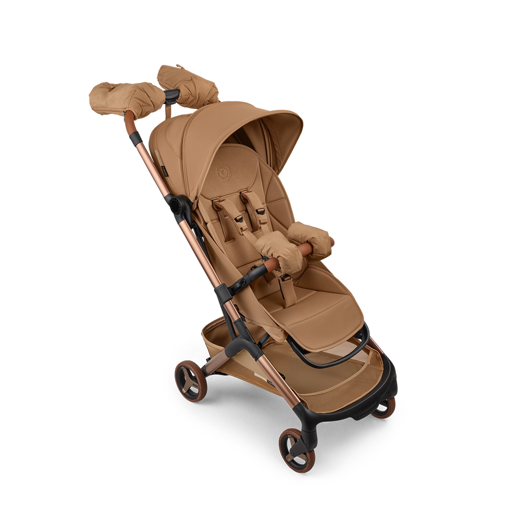 Bugaboo x Stella McCartney  Kinderwagen Fäustlinge für Mama und Kind Tobacco Brown