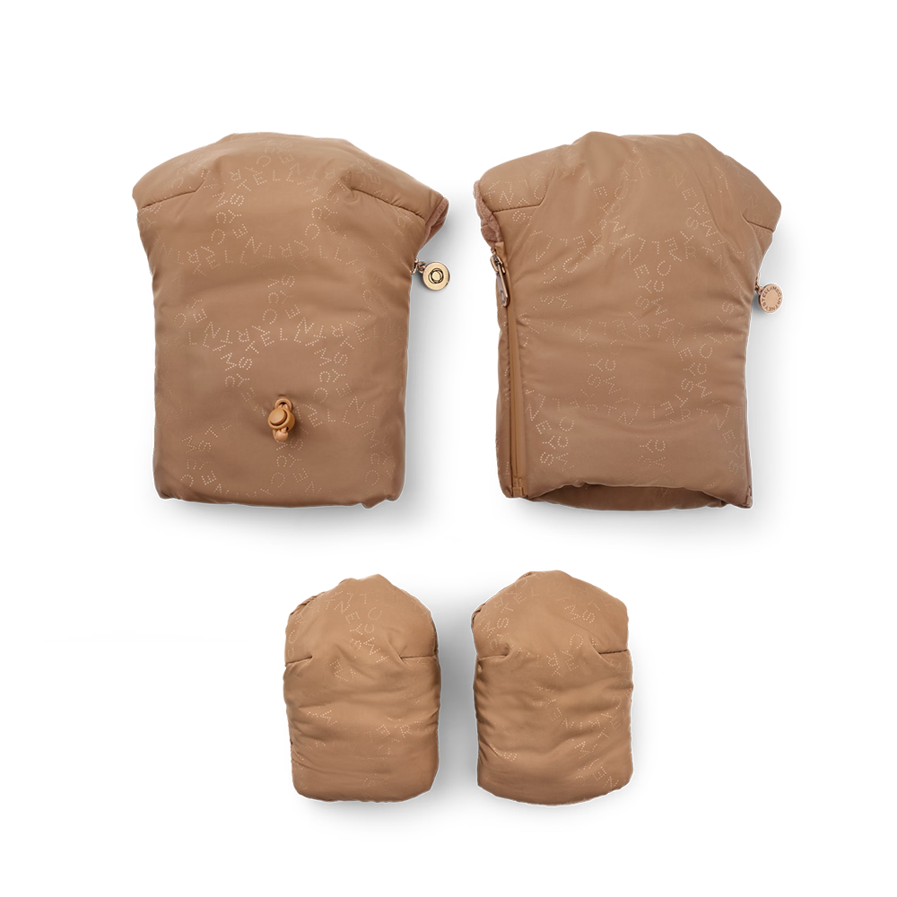 Bugaboo x Stella McCartney  Kinderwagen Fäustlinge für Mama und Kind Tobacco Brown