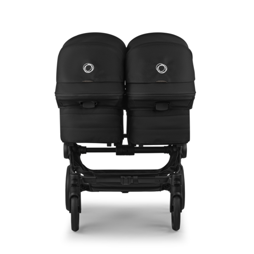 Bugaboo  Donkey 6 Zwillingskinderwagen Twin Essentials Bundle Heritage Black