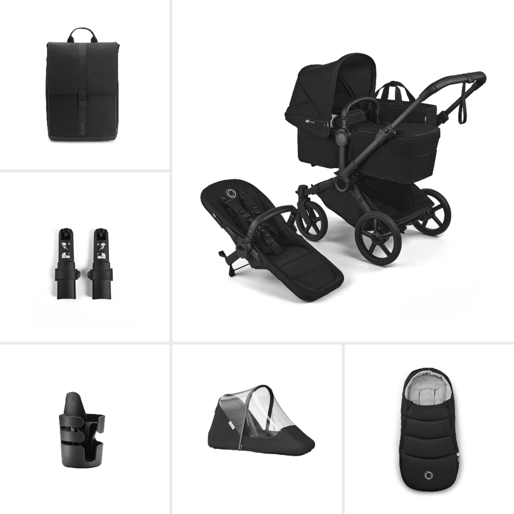 Bugaboo  Donkey 6 Single Essential Kinderwagen Bundle Heritage Black