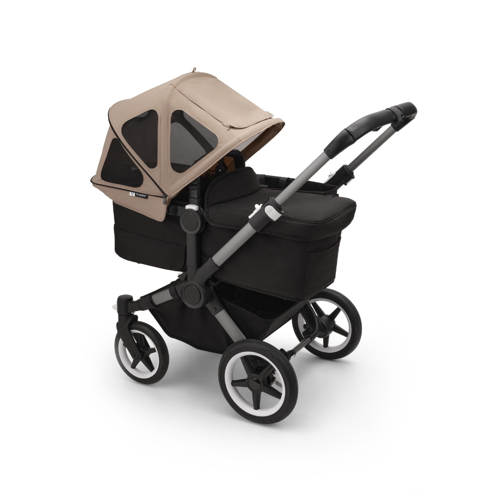 Bugaboo Donkey 6 Breezy Sun Canopy with Ventilation Window Desert Taupe