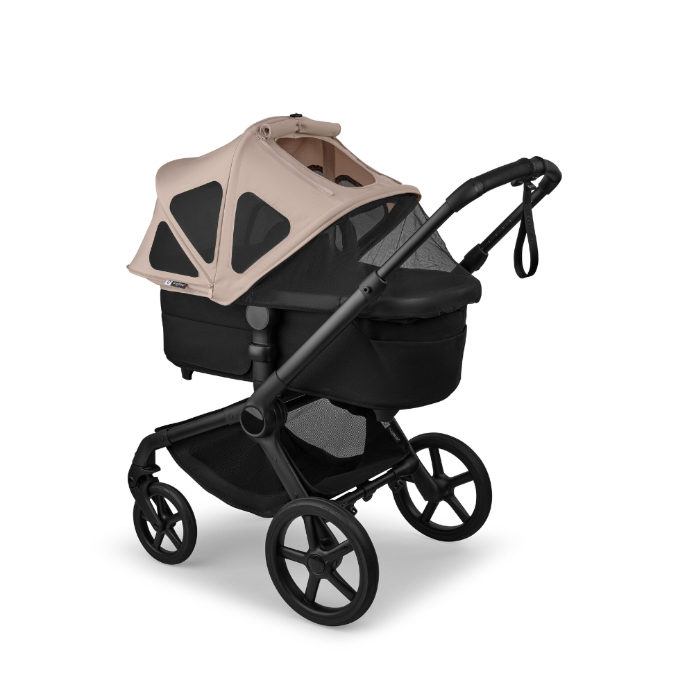 Bugaboo  Fox 5 Renew Sonnendach mit Lüftungsfenster Desert Taupe