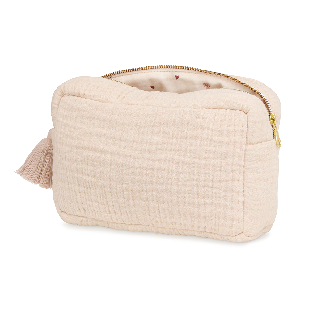 Cam Cam Copenhagen Trousse de toilette en mousseline Coquillage