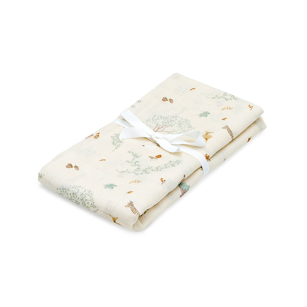 Cam Cam Copenhagen Mulltuch Swaddle Woodland - Online MY SNOWFLAKE
