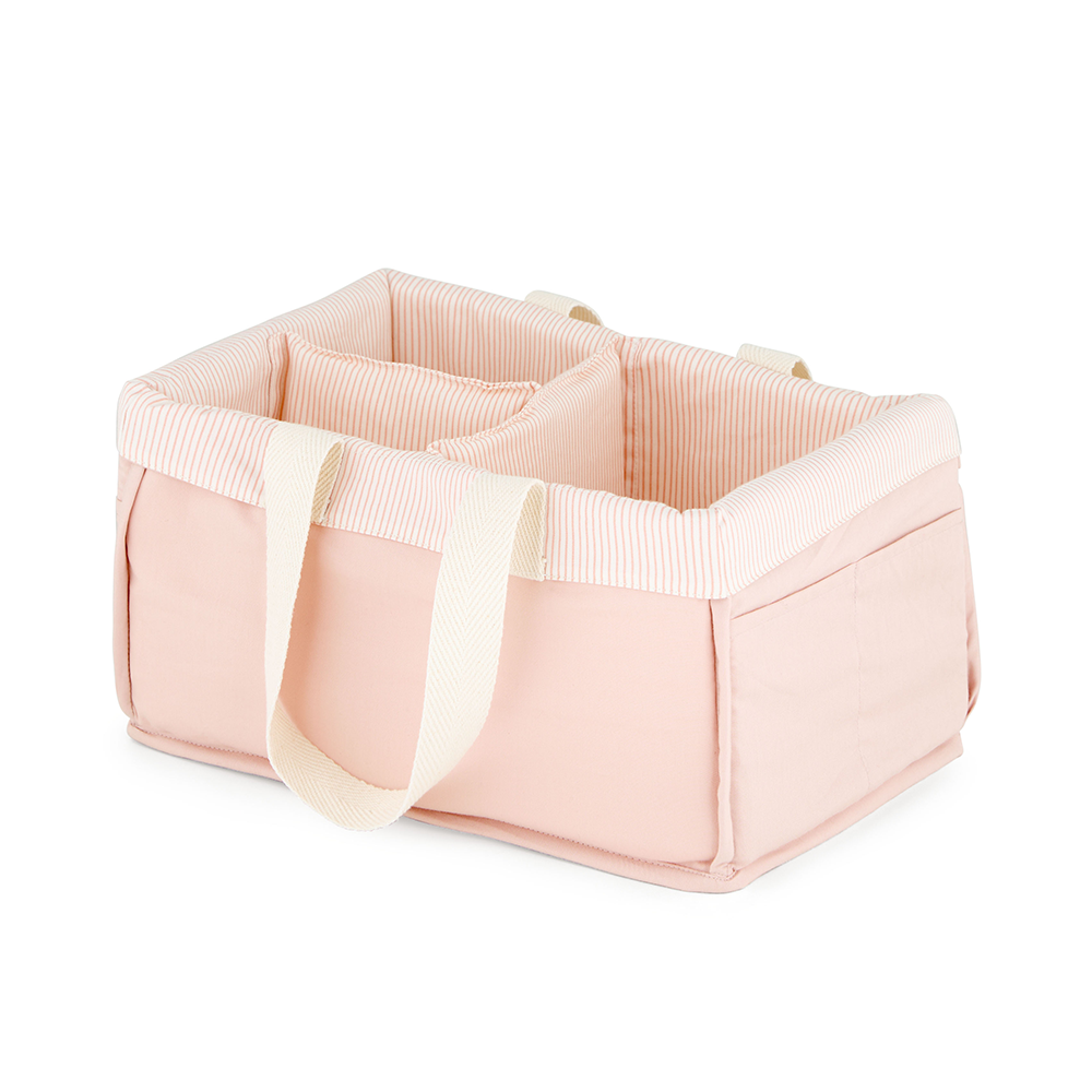 Cam Cam Copenhagen Windelkorb/Box Classic Stripes Rose - Online MY SNOWFLAKE