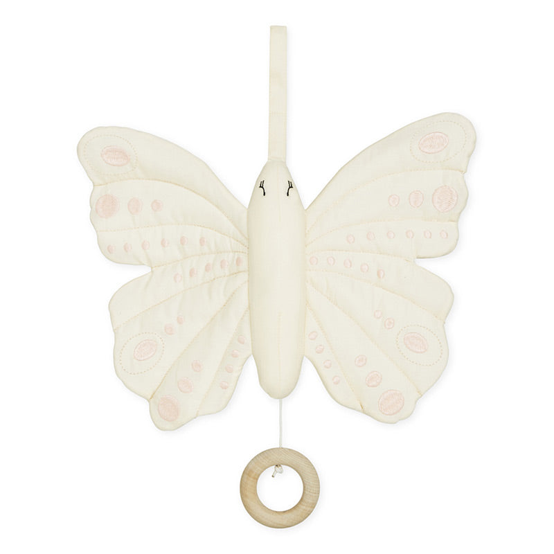 Süsse Spieluhr in Schmetterlingsform in tollem Off White von Cam Cam Copoenhagen
