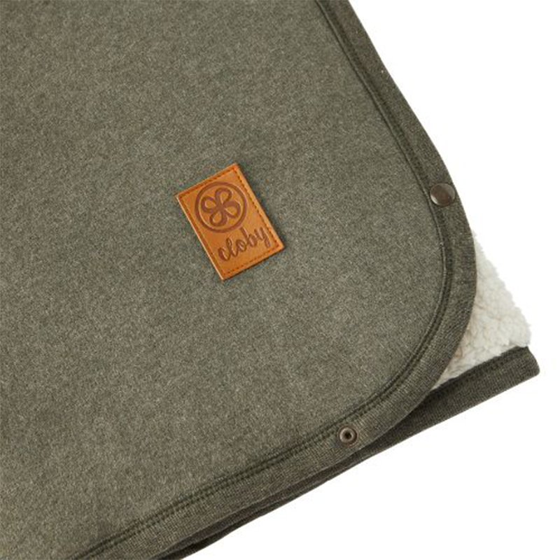 Cloby Teddy Decke Forest Green