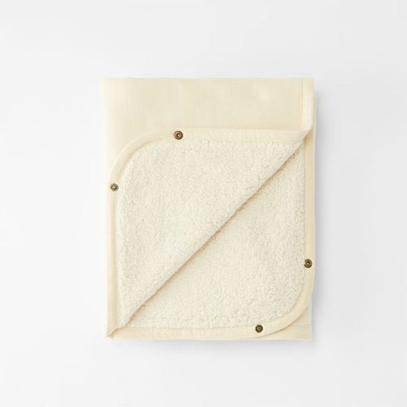 Cloby Teddy Decke Off White