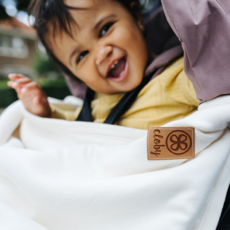Cloby Teddy Decke Off White