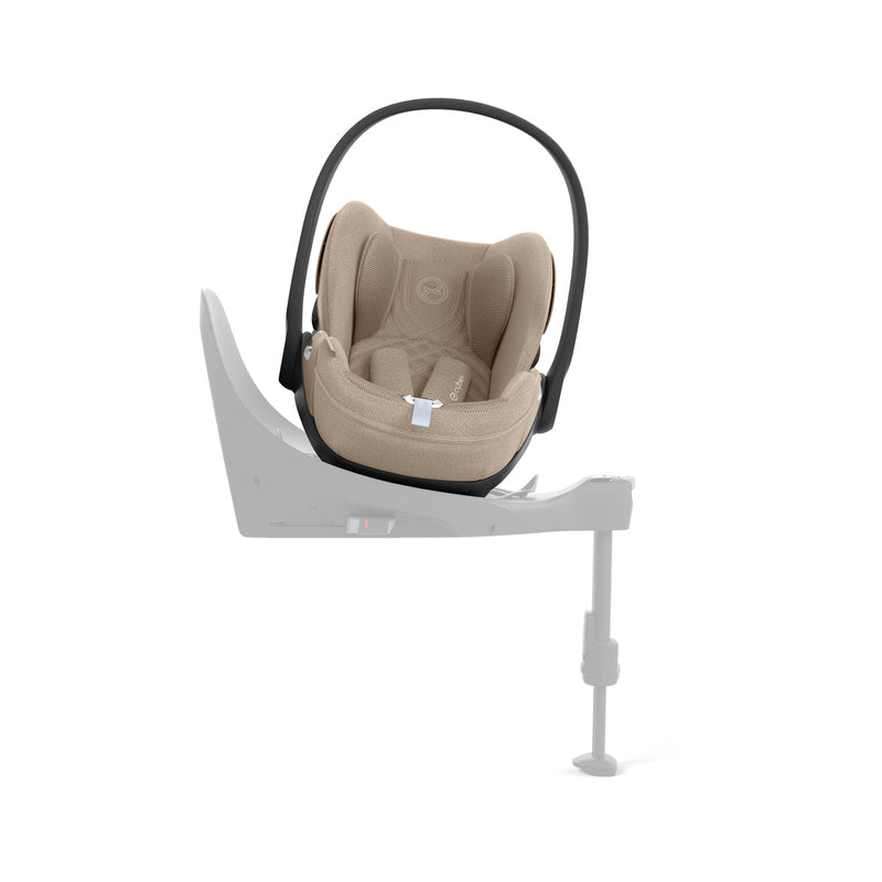 Cybex Cloud T Plus Cozy Beige auf Base T 