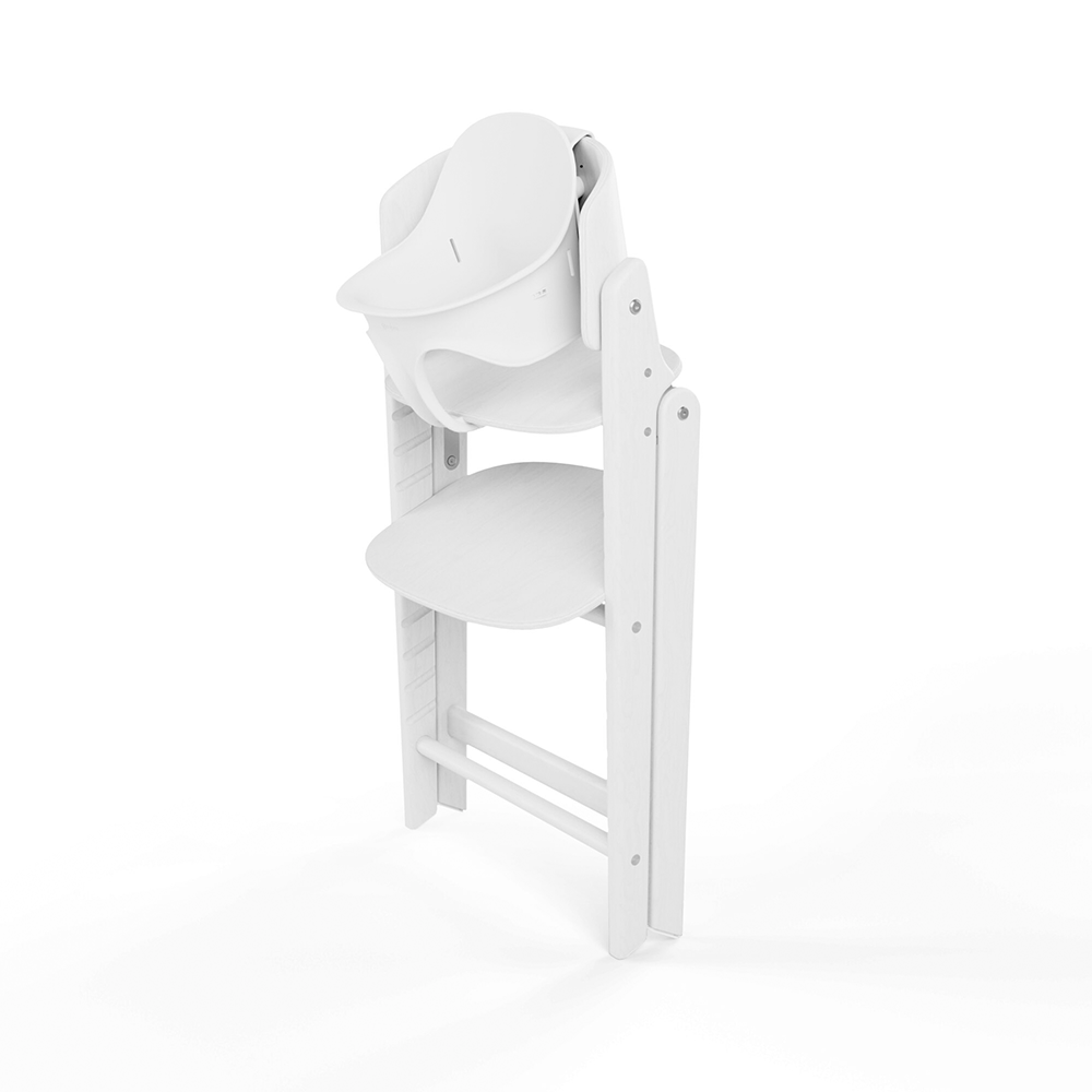 Cybex Click & Fold Chaise Haute 3-en-1 Tout Blanc