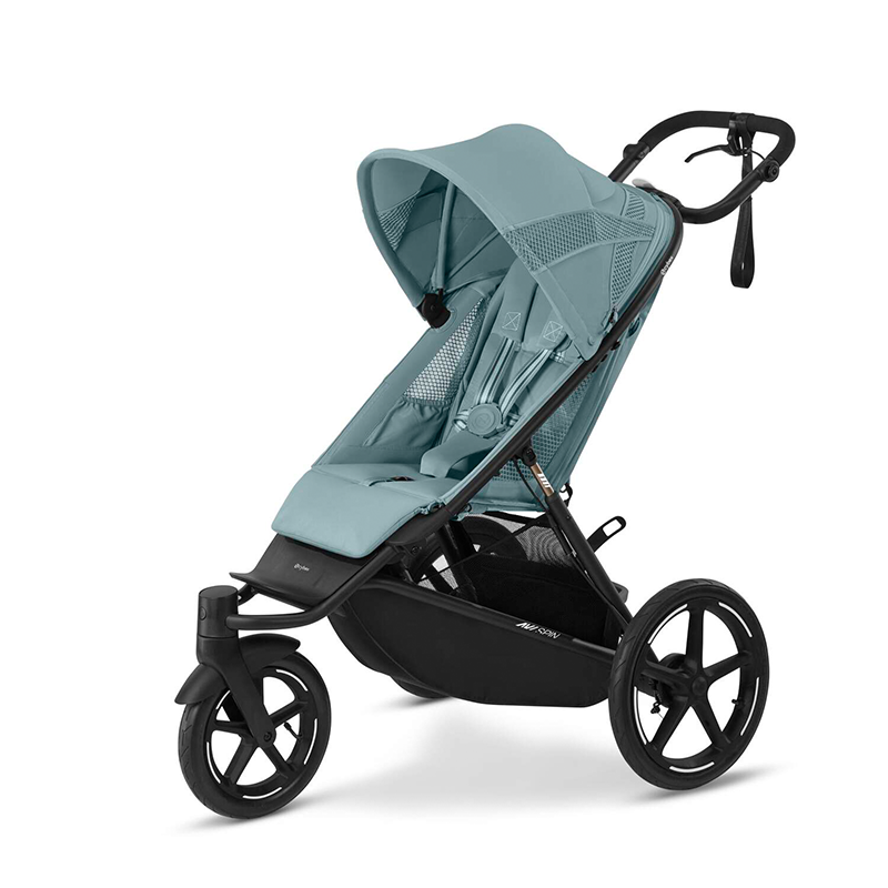 Cybex Avi Spin Dreirad-Kinderwagen in Blau. 