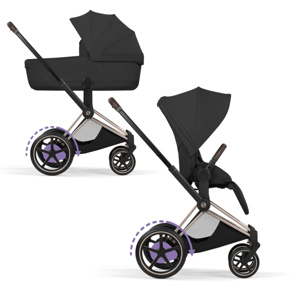 Cybex  e-Priam Style Champagne Gold/Sepia Black