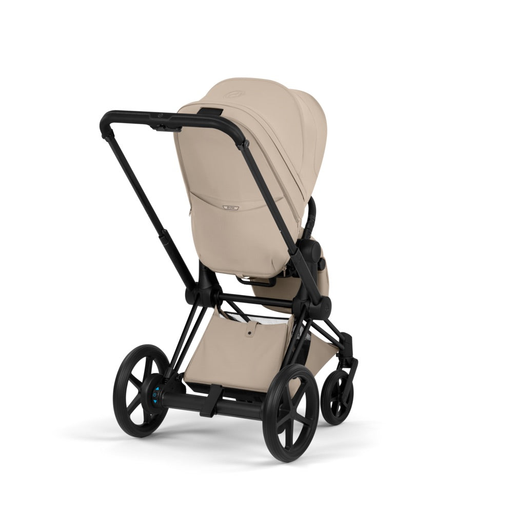 Cybex e-Priam Style Matt Black/Cozy Beige