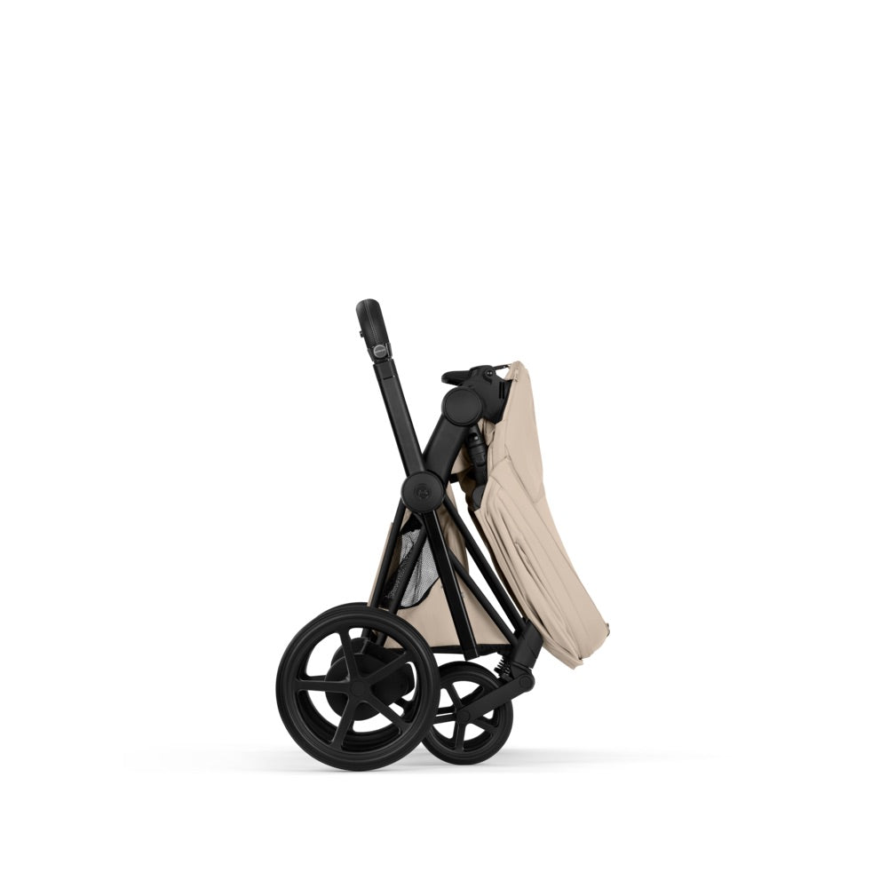 Cybex e-Priam Style Matt Black/Cozy Beige