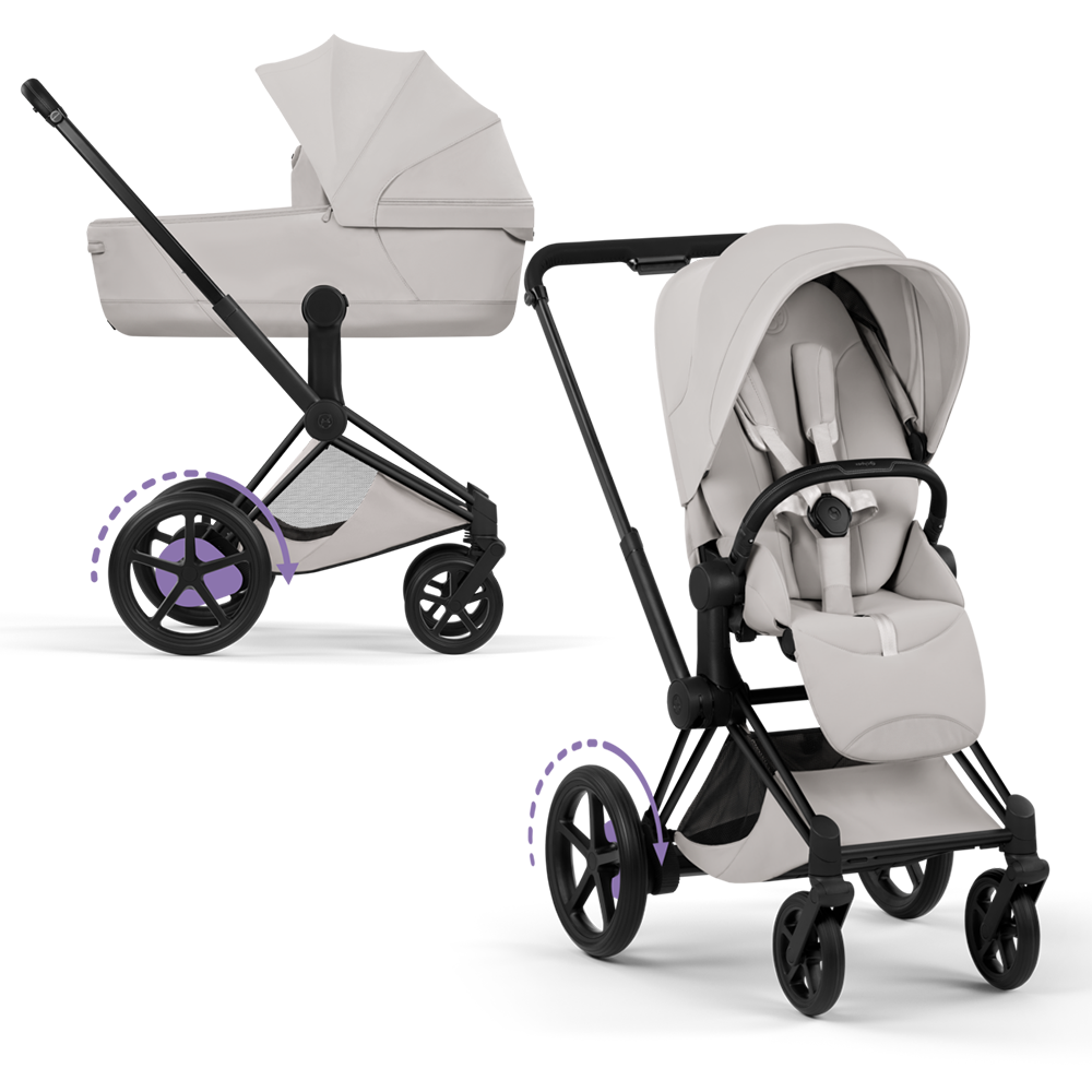 Cybex  e-Priam Style Matt Black/City Grey