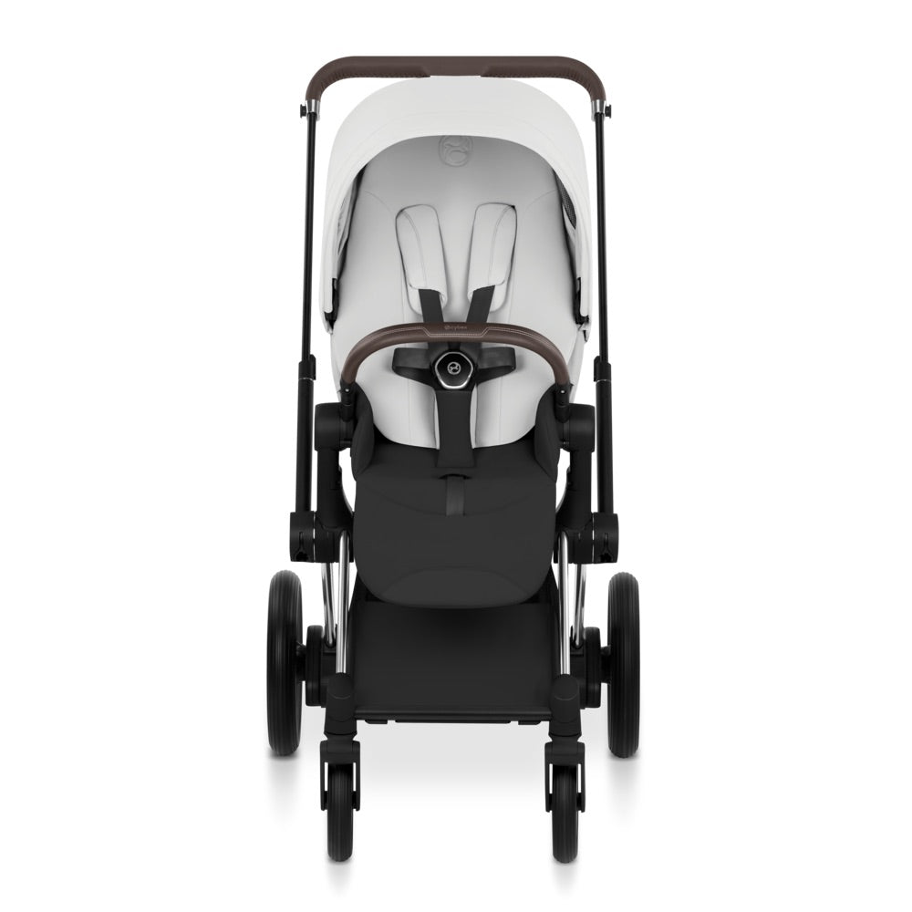 Cybex e-Priam Chrome Brown/Off White Stroller