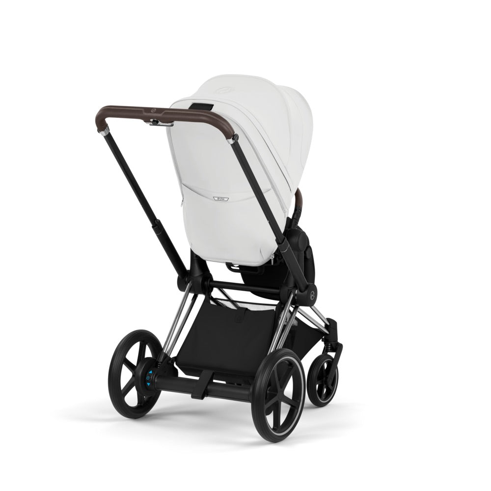 Cybex e-Priam Chrome Brown/Off White Stroller
