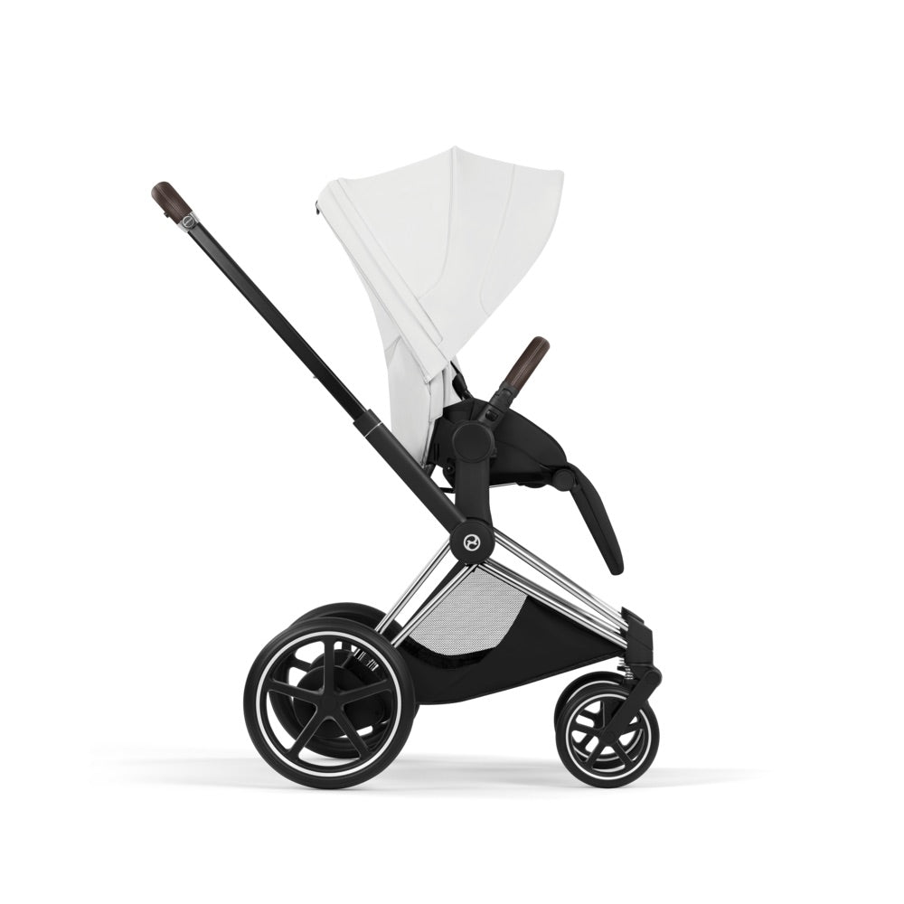 Cybex e-Priam Chrome Brown/Off White Stroller