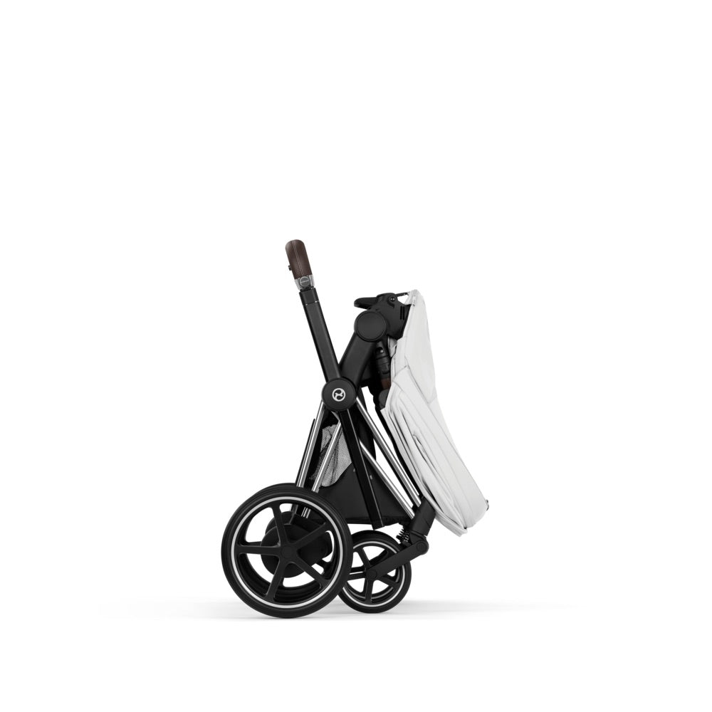 Cybex e-Priam Chrome Brown/Off White Stroller