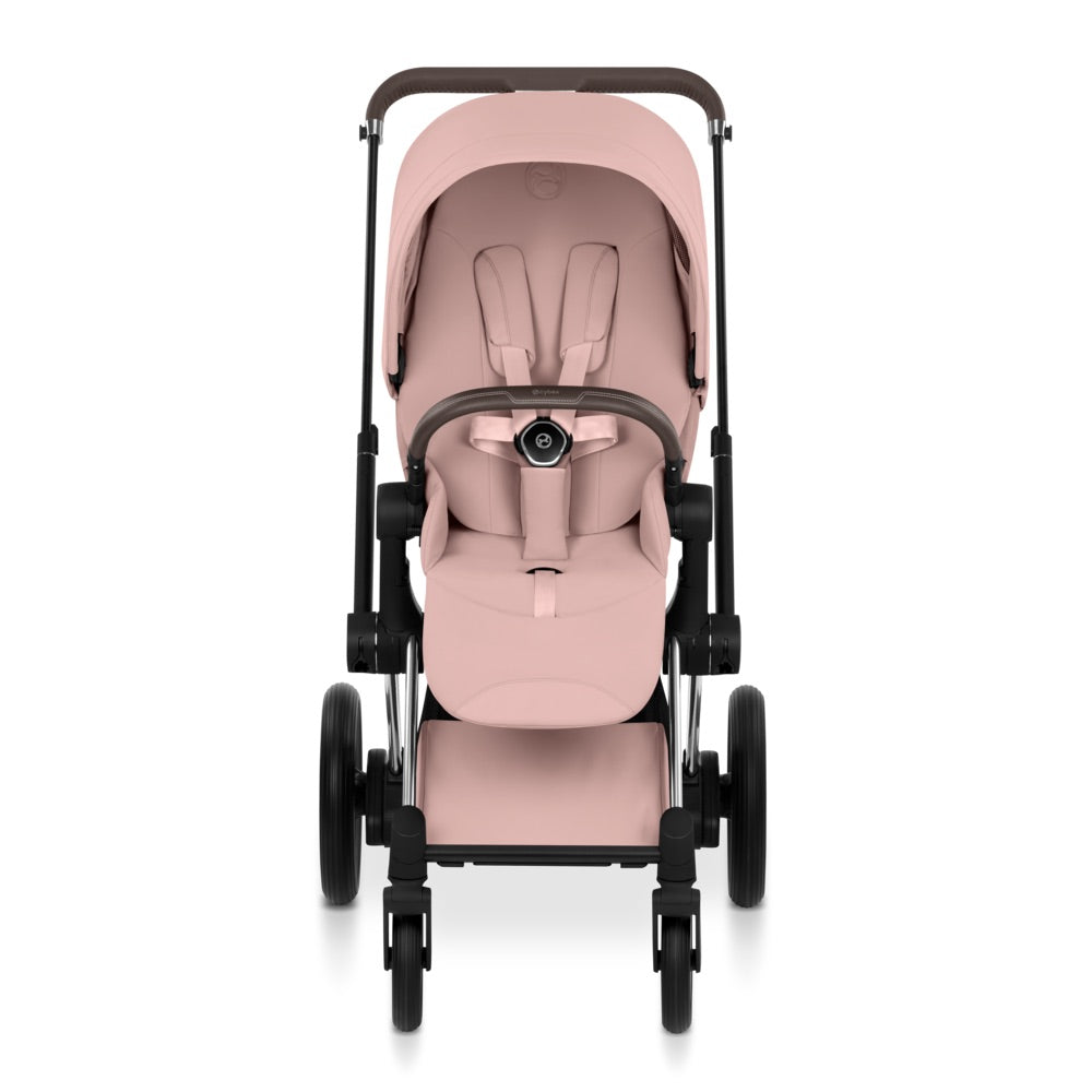 Cybex e-Priam Style Chrome Marron/Rose Pêche