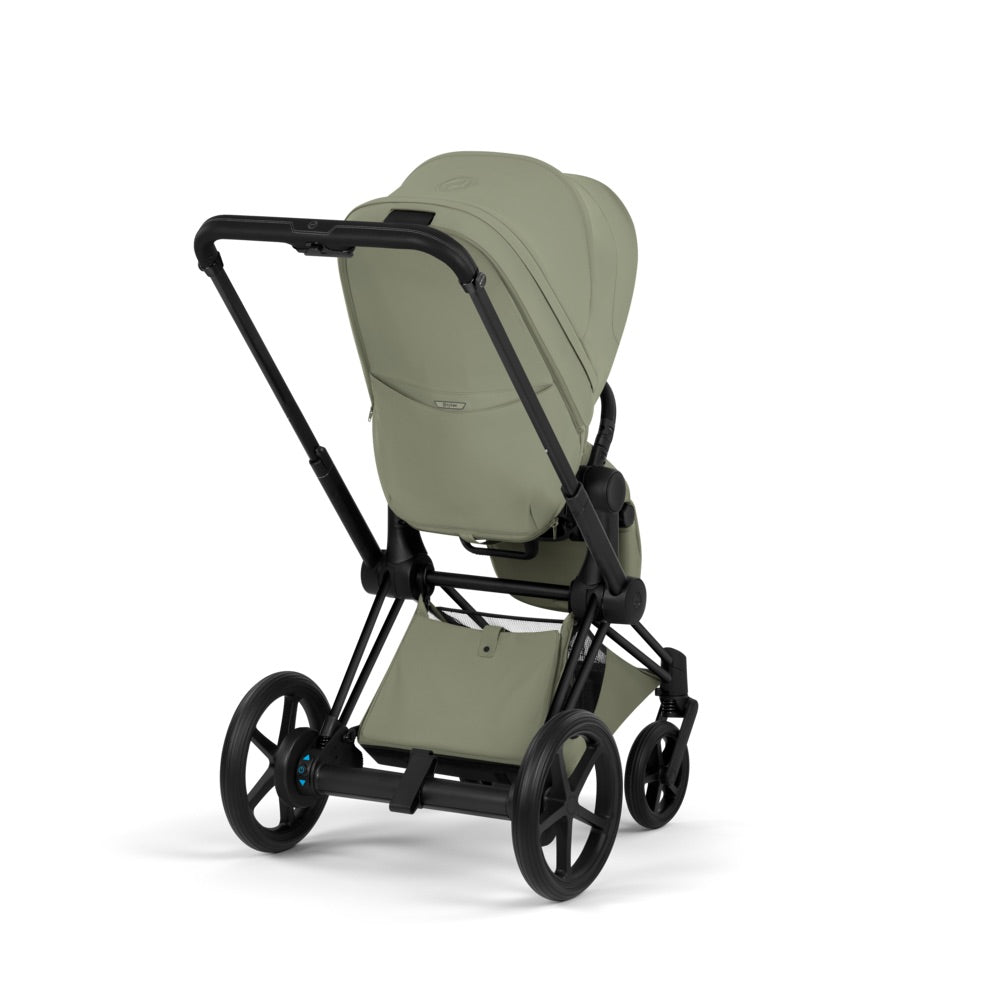 Cybex e-Priam Style Matt Black/Sage Green