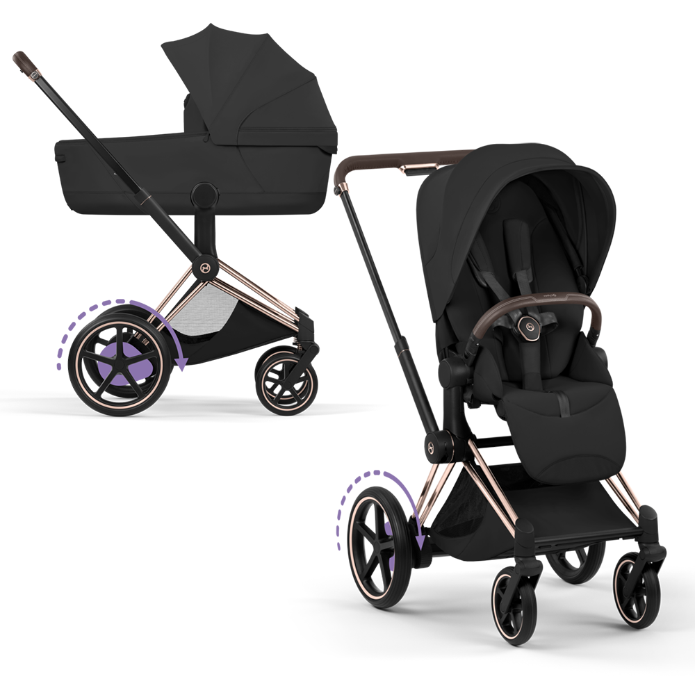 Cybex e-Priam Style Rose Gold/Sepia Black