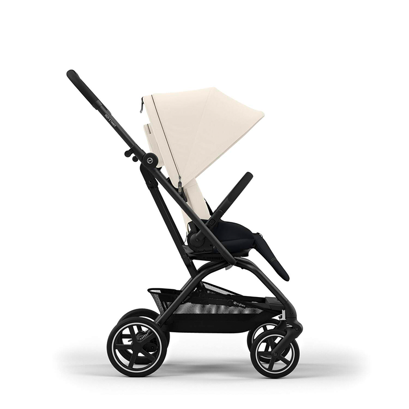 Cybex  Eezy S Twist+2 Black Frame/Canvas White