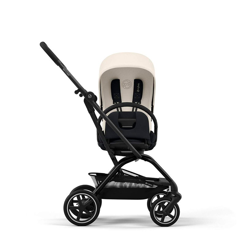 Cybex  Eezy S Twist+2 Black Frame/Canvas White