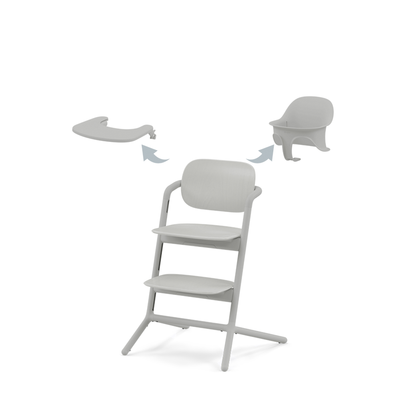 Cybex Lemo 3 in 1 Hochstuhl in der Farbe Suede Grey