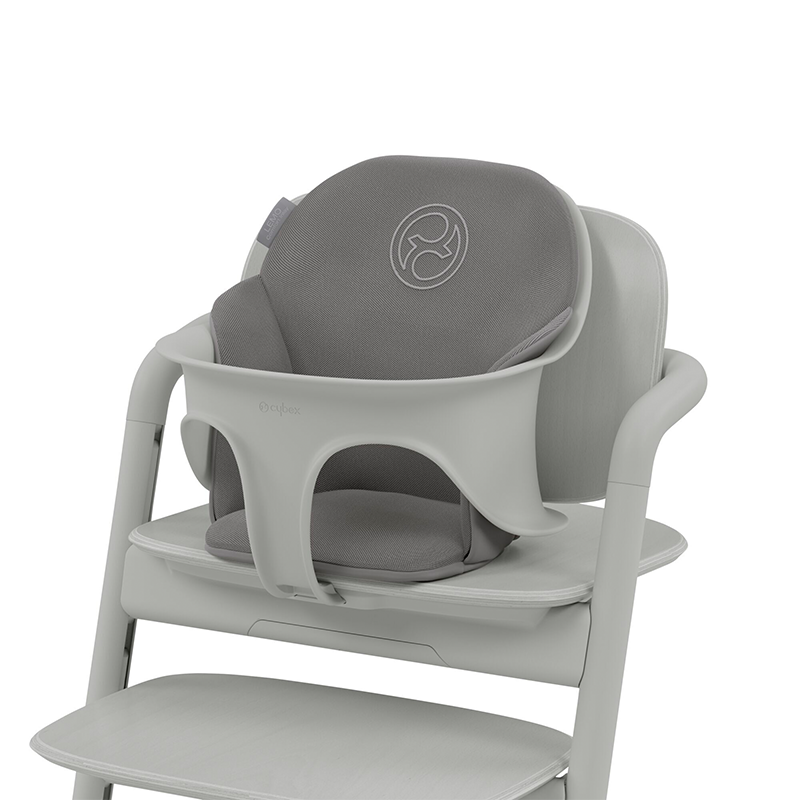 Sitzkissen für den Cybex Lemo Hochstuhl in Suede Grey im Cybex Lemo Babysitz in Suede Grey.