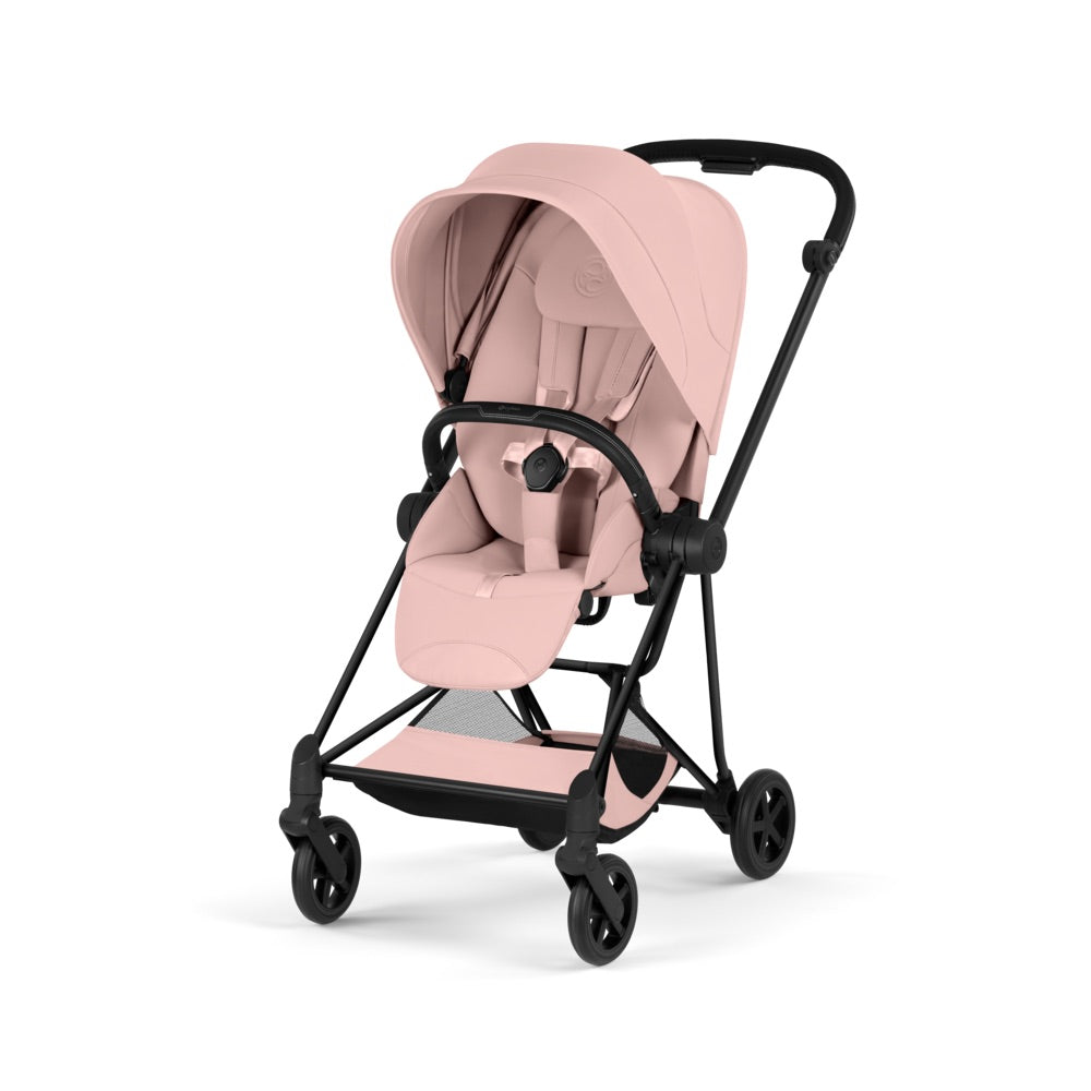 Cybex Mios Style Matt Black/Peach Pink