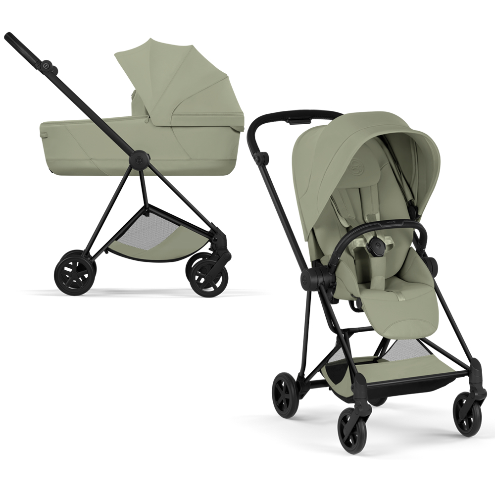 Cybex Mios Style Matt Black/Sage Green