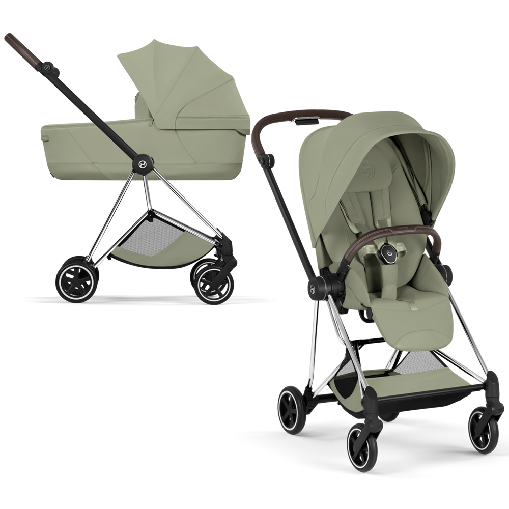 Cybex Mios Style Chrome Brown/Sage Green