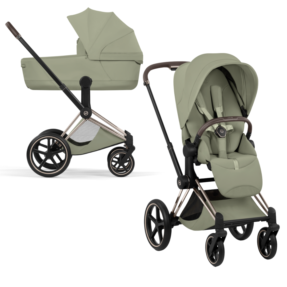 Cybex  Priam Style Champagne Gold/Sage Green