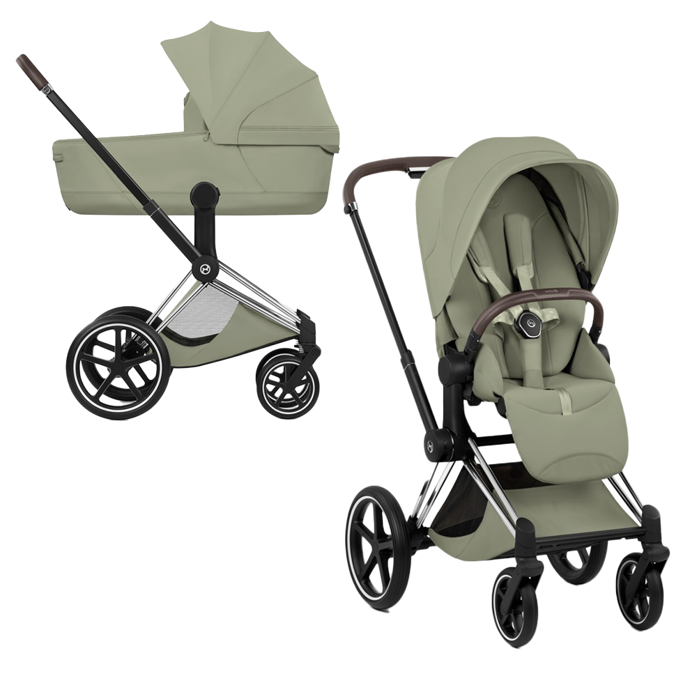 Cybex  Priam Style Chrome Brown/Sage Green