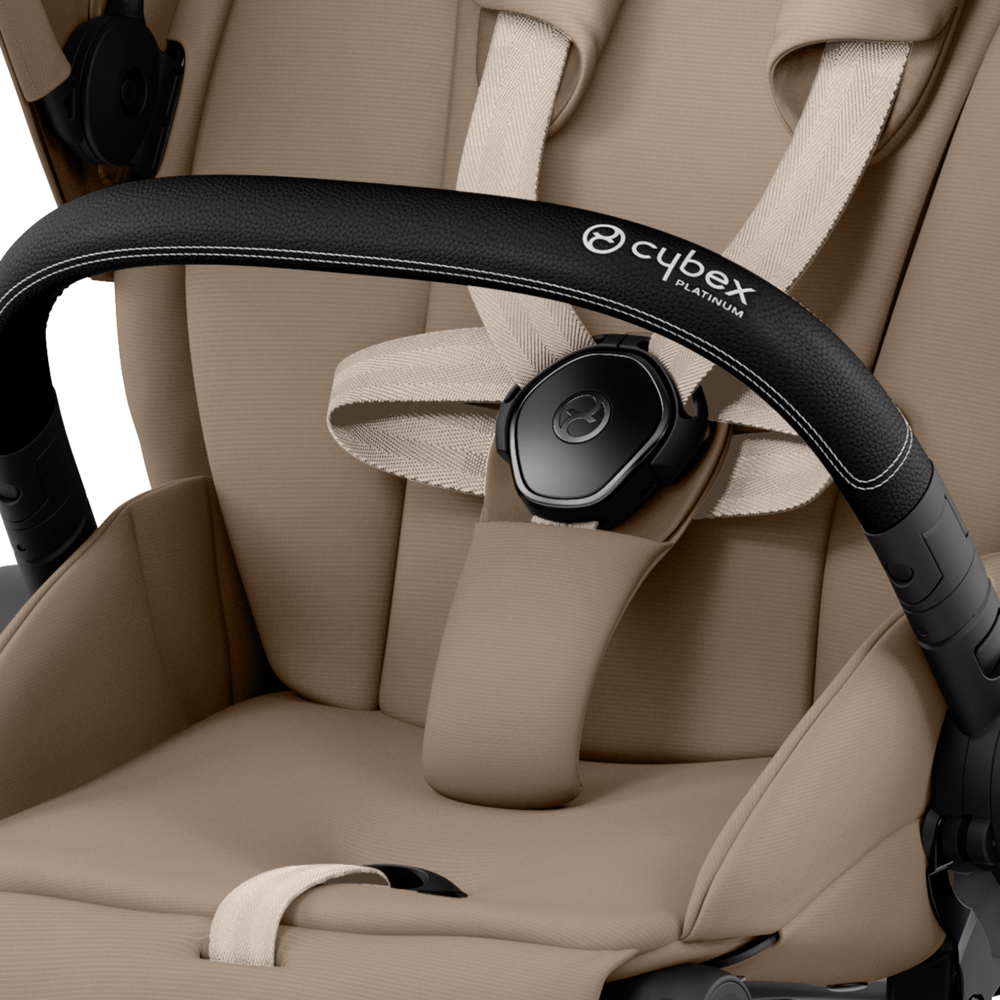 Cybex  Priam Matt Black Cozy Beige