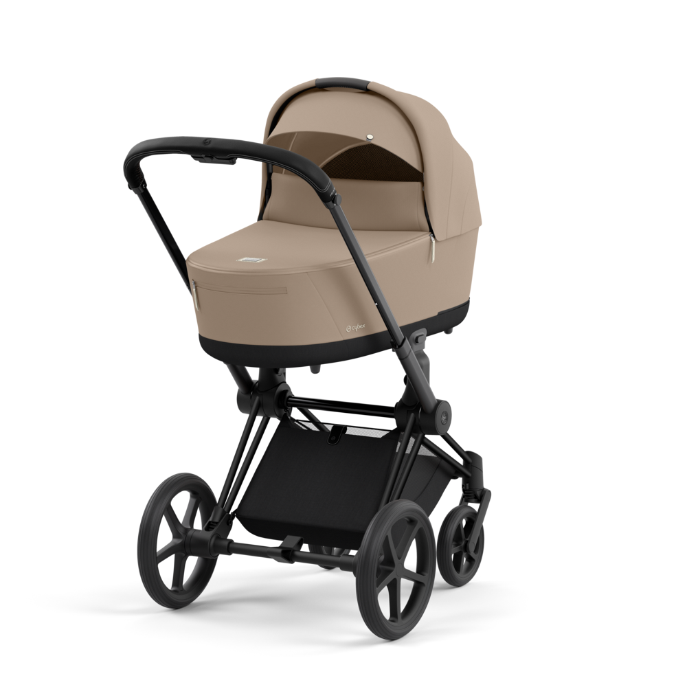 Cybex  Priam Matt Black Cozy Beige